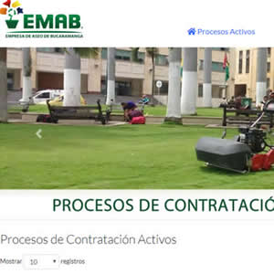 App Contratación - Empresa de Aseo de Bucaramanga EMAB